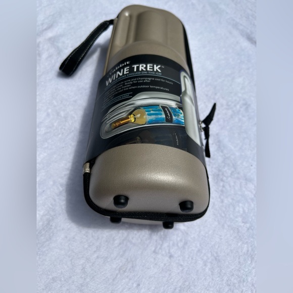 Wine Lovers Gift Set Wine Chiller Carry Case and Tervis Unbreakable Wine Glass - Picture 4 of 16